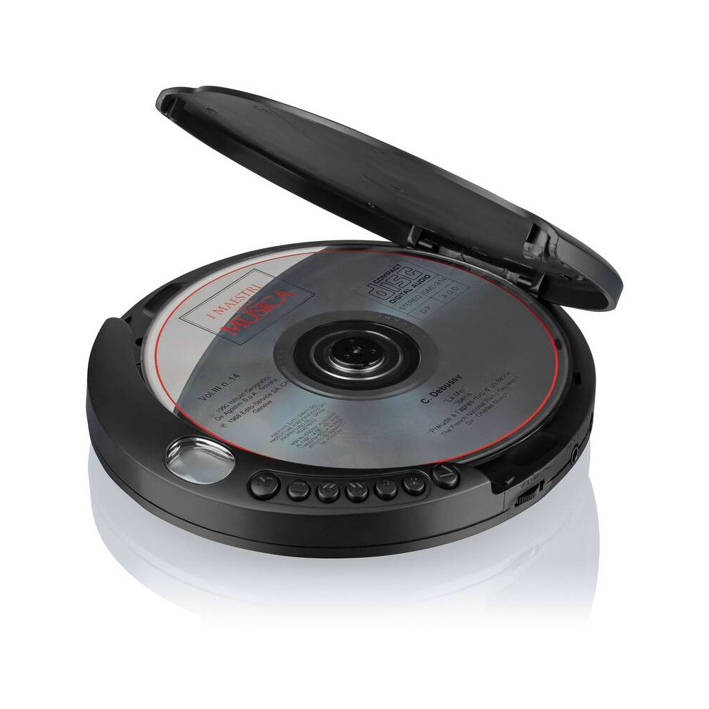 Discman Roadstar PCD-435CD, CD, 2x AA, černý