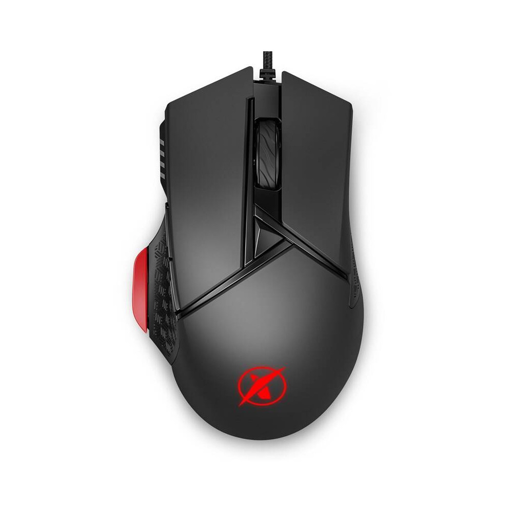 Herní drátová myš Niceboy ORYX M410 Gravity, závaží, optická, 12000 DPI