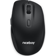 Ergonomická bezdrátová myš Niceboy OFFICE M30 BT, až pro 2 zařízení najednou