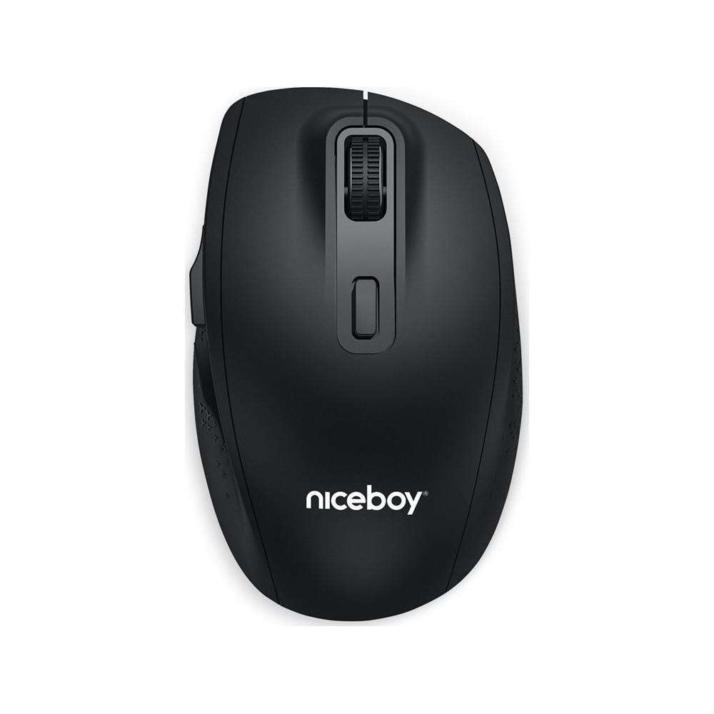 Ergonomická bezdrátová myš Niceboy OFFICE M30 BT, až pro 2 zařízení najednou