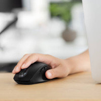 Ergonomická bezdrátová myš Niceboy OFFICE M30 BT, až pro 2 zařízení najednou