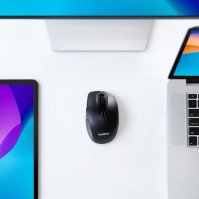 Ergonomická bezdrátová myš Niceboy OFFICE M30 BT, až pro 2 zařízení najednou
