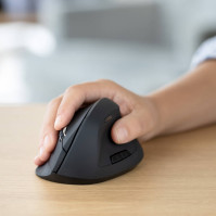 Vertikální bezdrátová myš Niceboy OFFICE M40 Vertical, 2x AAA bat., optická