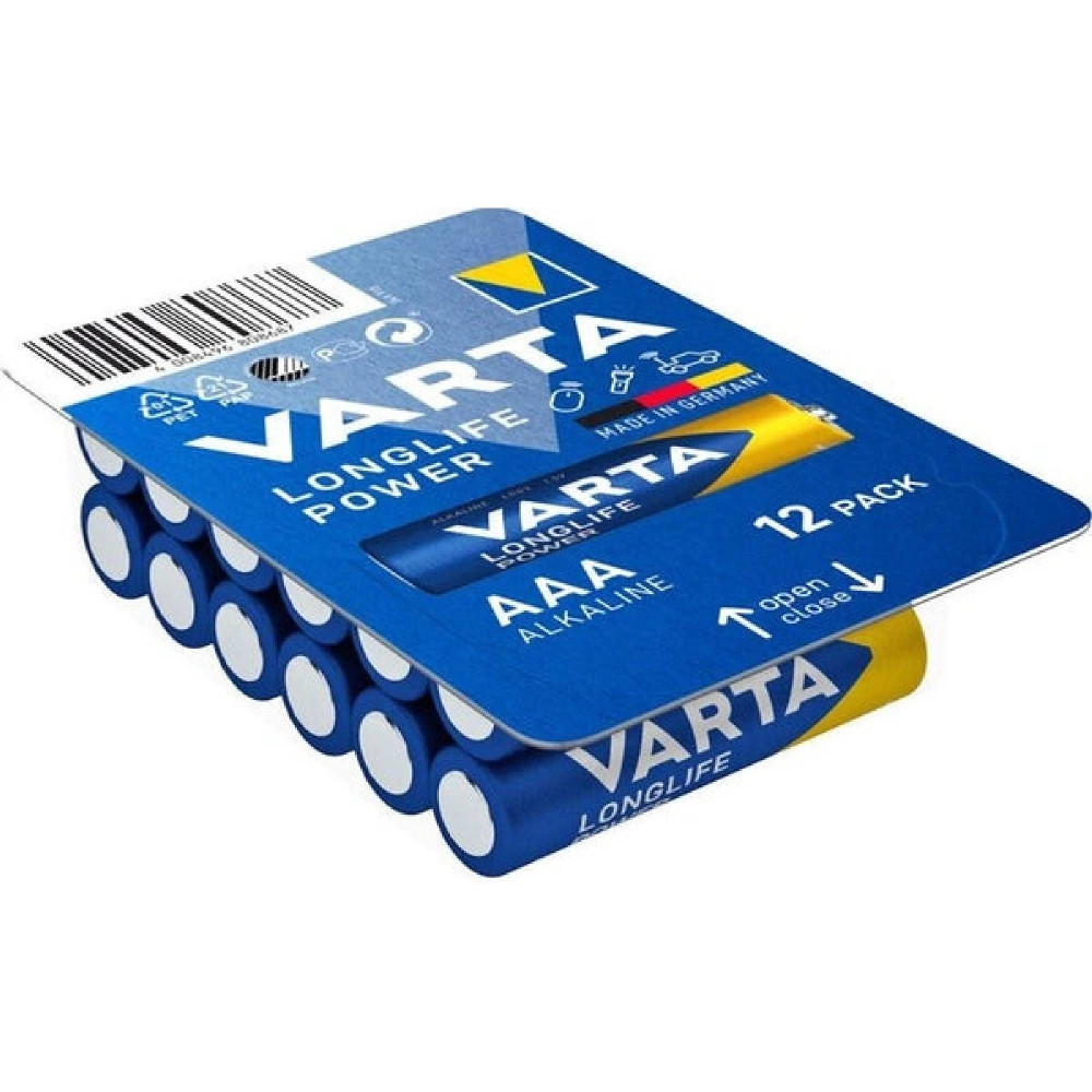 Alkalická baterie Varta High Energy AAA (4903301112), 1.5V, 12 ks