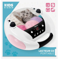 Radiomagnetofon s CD přehrávačem Bigben CD52CATS3, FM, CD/MP3, kočka