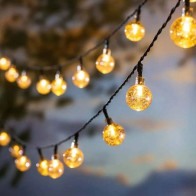 Světelný řetěz LED koule SP-KOU04WW 4 m, AA, teplá bílá