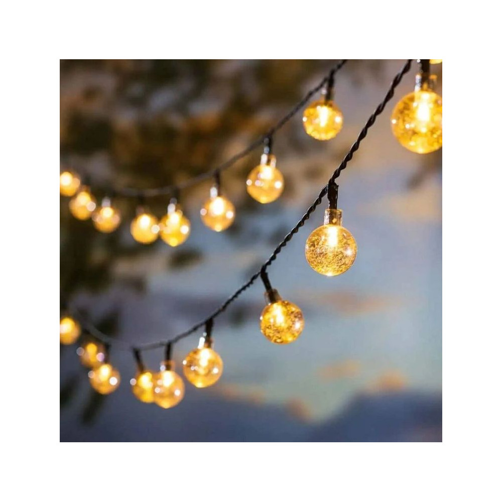 Světelný řetěz LED koule SP-KOU04WW 4 m, AA, teplá bílá