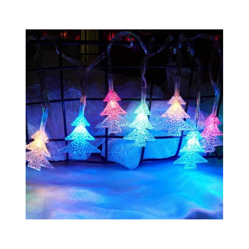 LED světelný řetěz stromeček SP-ST02RGB, 2 m, AA, barevný