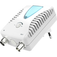 Anténní zesilovač Hama 205228 1x In, 1x Out, 230V (205234), zásuvkový, bílý