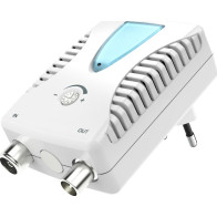 Anténní zesilovač Hama 205228 1x In, 1x Out, 230V (205234), zásuvkový, bílý