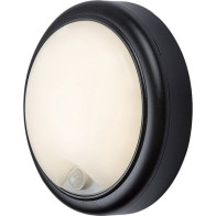 Nástěnná LED lampa Rabalux 77028 Hitura, senzor, 15 W, F, černá