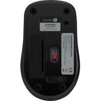 Bezdrátová optická myš Connect IT Mute CMO-2230-RD, červená