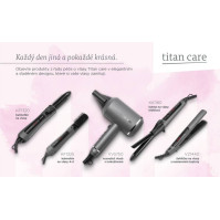 Kulmofén na vlasy Concept Titan Care KF1320, 600 W, 2 nástavce, 2 teploty