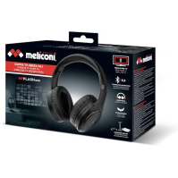 Bezdrátová sluchátka Meliconi HP Flash Evo 497334, mikrofon, BT, černá