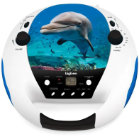 Radiomagnetofon s CD přehrávačem Bigben CD52DOLPHIN, FM, CD/MP3, delfín