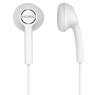 Sluchátka pecková Koss KE/5 W (doživotní záruka po registraci), bílá