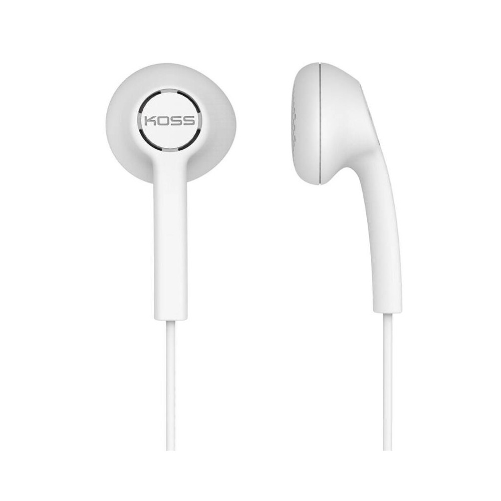 Sluchátka pecková Koss KE/5 W (doživotní záruka po registraci), bílá