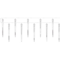 LED vánoční girlanda EMOS DCPC01, 10x rampouch, 3,6 m, venkovní i vnitřní, studená bílá