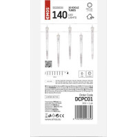 LED vánoční girlanda EMOS DCPC01, 10x rampouch, 3,6 m, venkovní i vnitřní, studená bílá