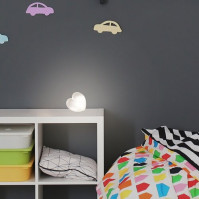 Dětská dekorativní LED lampička srdce Rabalux 1474 Lizzy, 0,18 W, 3000 K, bílá