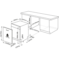 Vestavná myčka nádobí Beko DIS 26021, E, 45 cm, 10 sad