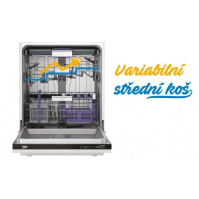 Vestavná myčka nádobí Beko DIS 26021, E, 45 cm, 10 sad