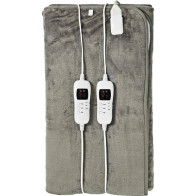 Elektrická vyhřívaná přikrývka Nedis PEBL130CWT2, 160x140 cm, 9 teplot