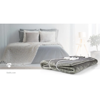 Elektrická vyhřívaná přikrývka Nedis PEBL130CWT2, 160x140 cm, 9 teplot