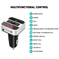 FM Transmitter Connect IT InCarz CCC-8800, BT, stříbrný