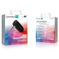 Redukce Connect IT bezdrátový audio receiver CFF-4050-BK, černý