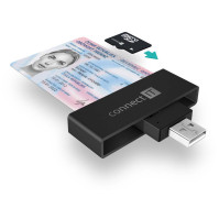 Čtečka eObčanek Connect IT CFF-3000-BK, černá
