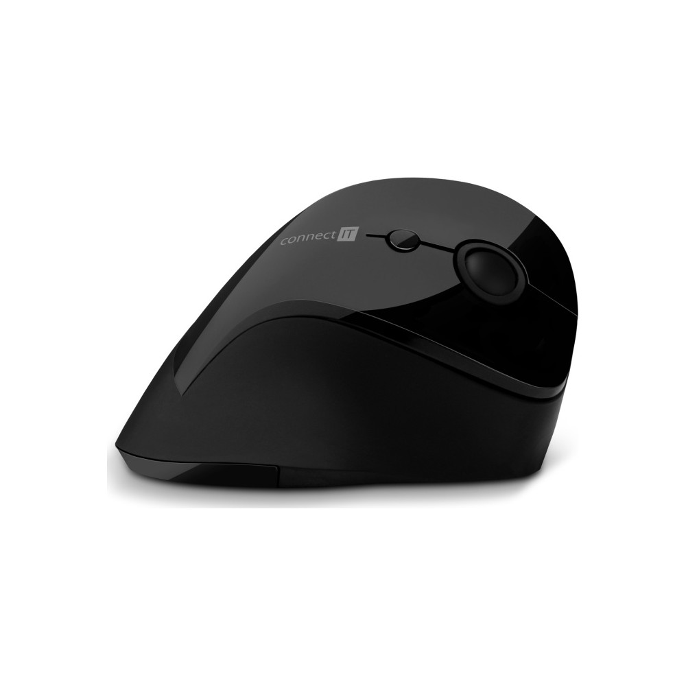 Vertikální ergonomická myš Connect IT CMO-2700-BK, černá