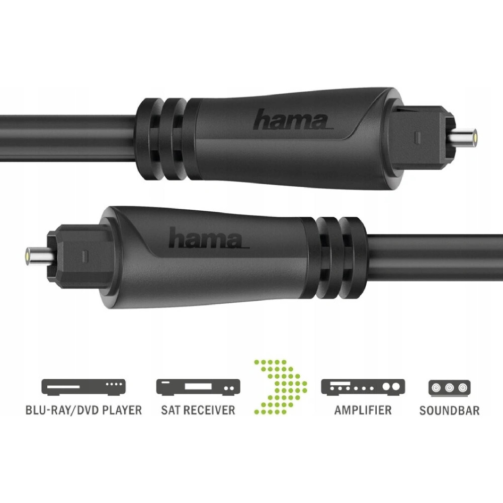 Optický kabel Hama (Toslink-Toslink), 3 m