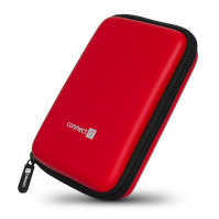 Ochranné pouzdro Connect IT HardShellProtect CFF-5000-RD na 2,5" HDD, červené