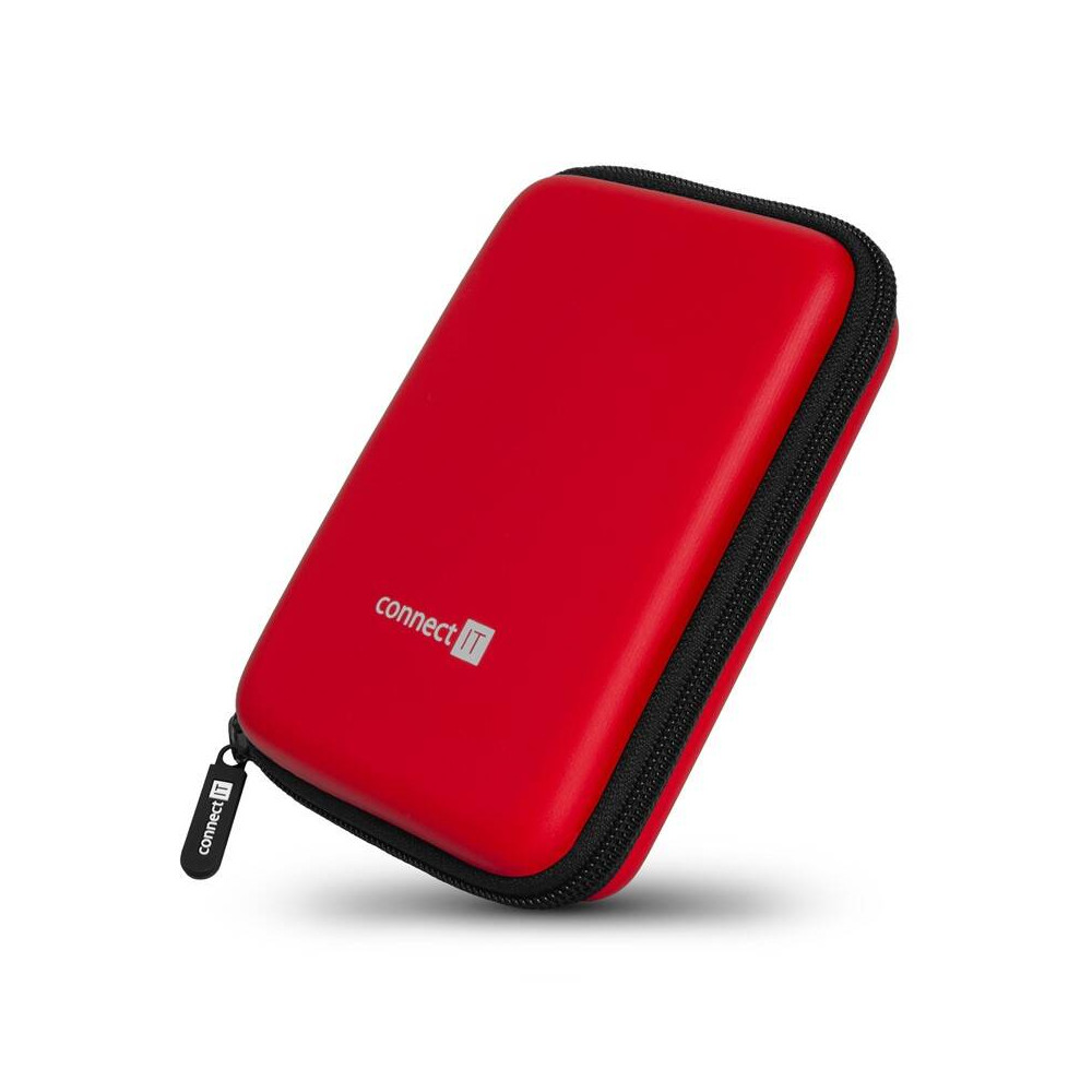 Ochranné pouzdro Connect IT HardShellProtect CFF-5000-RD na 2,5" HDD, červené