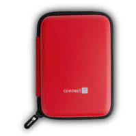 Ochranné pouzdro Connect IT HardShellProtect CFF-5000-RD na 2,5" HDD, červené