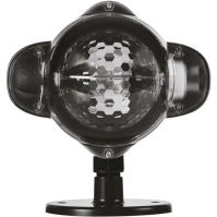 LED dekorativní projektor EMOS DCPC03, padající vločky, venkovní i vnitřní, bílá