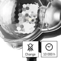 LED dekorativní projektor EMOS DCPC03, padající vločky, venkovní i vnitřní, bílá