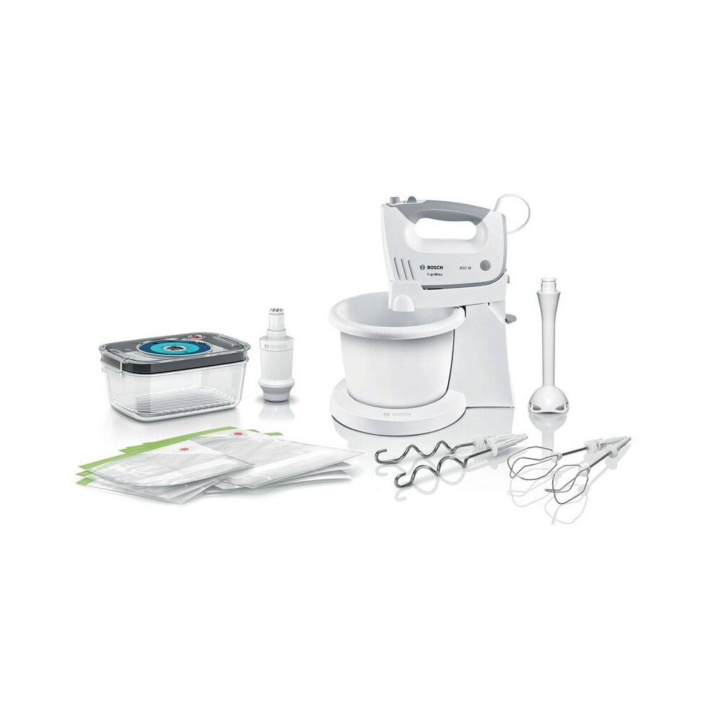 Ruční šlehač s vakuováním Bosch MFQ364V6, 450 W, 5 rychlostí