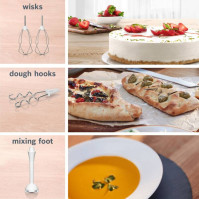 Ruční šlehač s vakuováním Bosch MFQ364V6, 450 W, 5 rychlostí