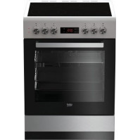 Sklokeramický sporák Beko FSM 67320 GXS, A, 60 cm, 72 l, nerez