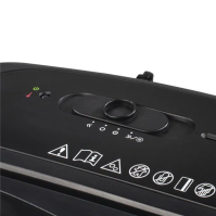 Skartovačka Hama Home X10CD (50543), křížový řez, 10 listů, stupeň utajení P-4, černý