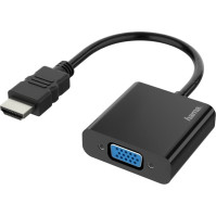 Redukce - AV převodník Hama 200343, HDMI na VGA, Full HD, černá