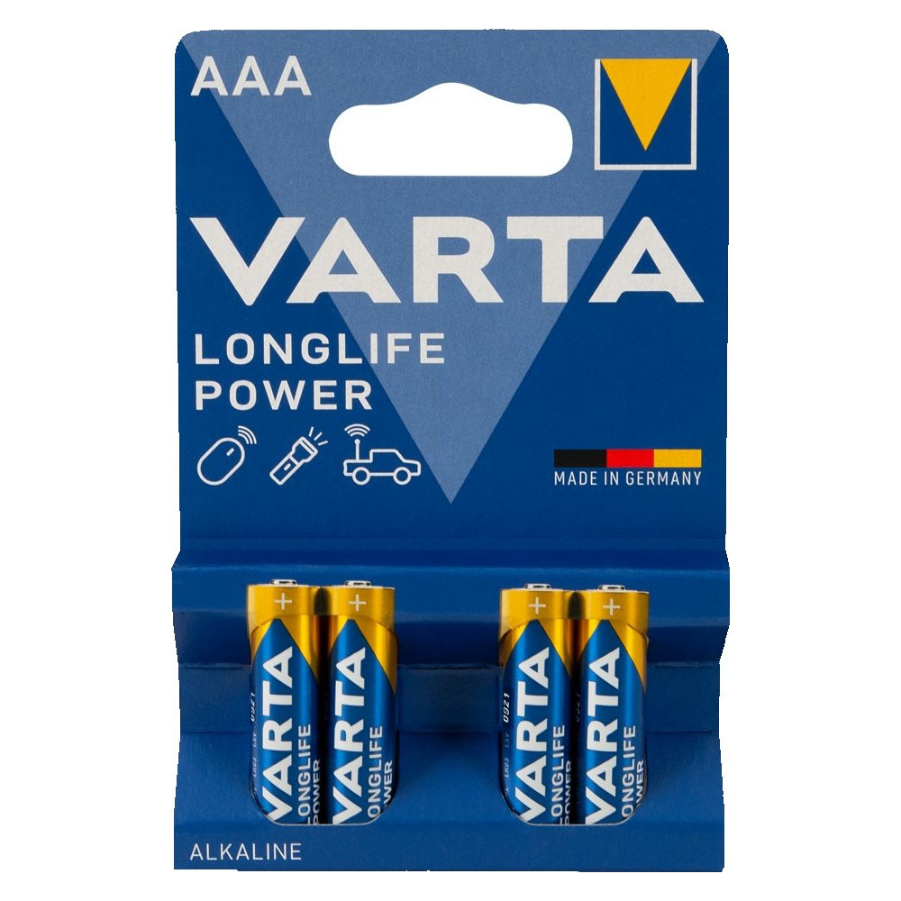 Baterie Varta Longlife Power AAA (4903121414), 1,5V, 4 ks