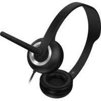 Kancelářský headset connect IT Home&Office CHP1010BK, sluchátka, 20-20000 Hz, černá