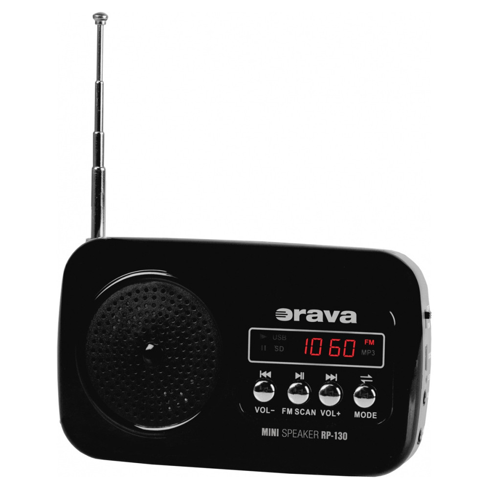 Kapesní rádio Orava RP-130, FM, 220V/AKU