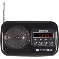Kapesní rádio Orava RP-130, FM, 220V/AKU