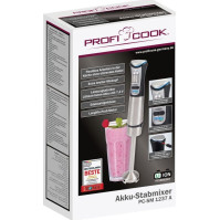 Ponorný tyčový mixér Profi Cook SM 1237, aku, 200 W, 3 rychlosti