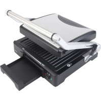 Elektrický kontaktní gril ECG KG 300, 2000 W, nerez