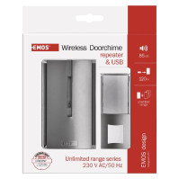 Zvonek bezdrátový EMOS P5760 do zásuvky, s možností prodloužení signálu